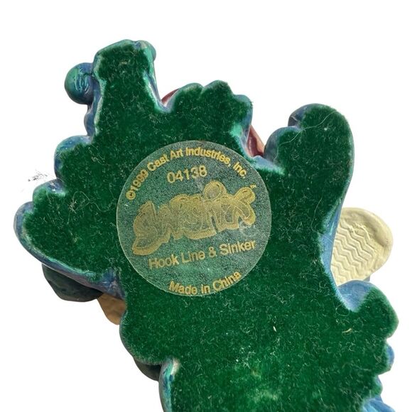 Vintage Cast Art Slapstix Hook, Line & Sinker Figurine Fishing Clown #04138 1999 - Picture 11 of 16